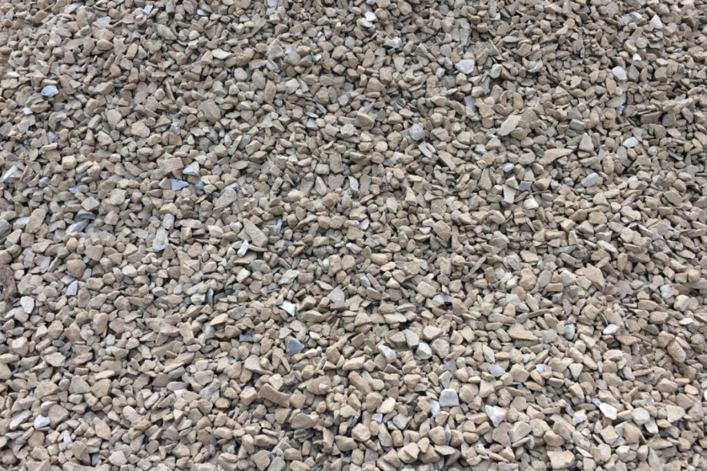 Gravel landscaping material