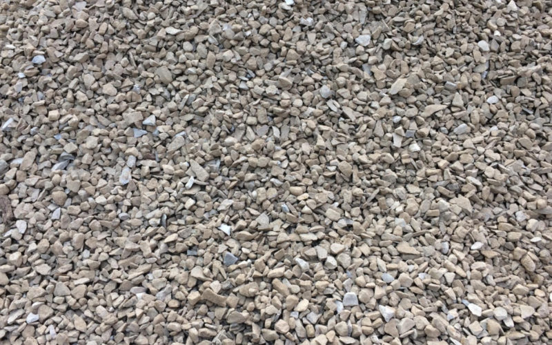 Gravel landscaping material